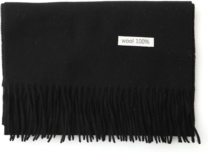 linişte 100% Wool Scarf - Men and Women Winter Warm Soft Luxurious Solid Colors Gift Box - Image 2